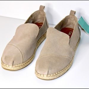 Suede Desert Taupe Color Alpargatas | Tom’s